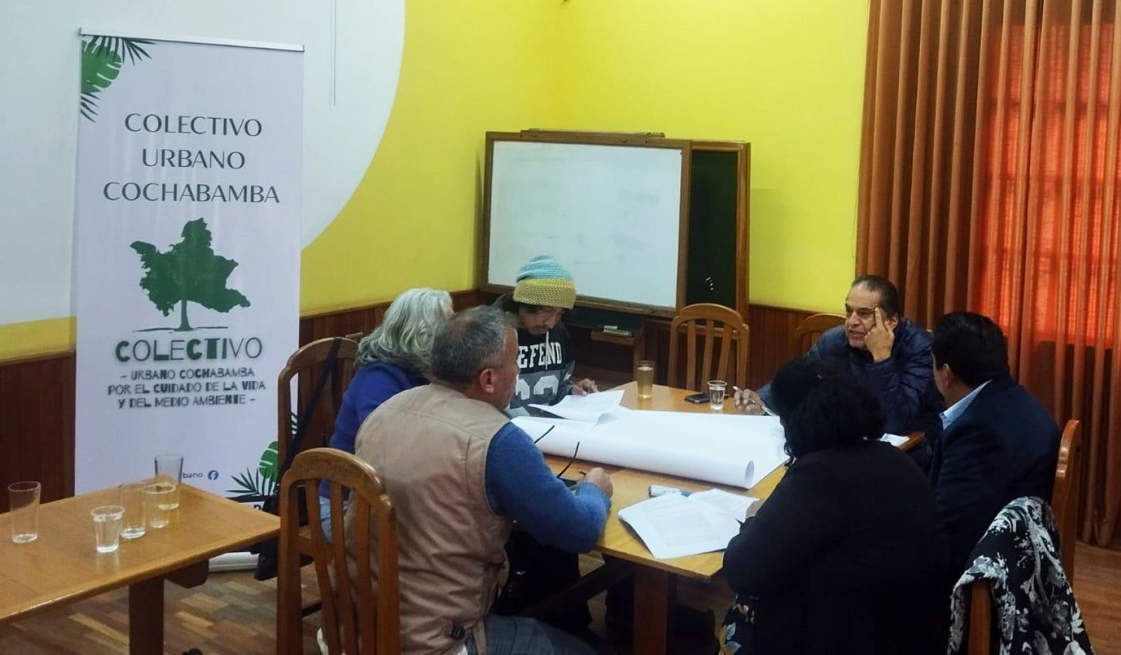 Reunión de trabajo del Colectivo Urbano de Cochabamba